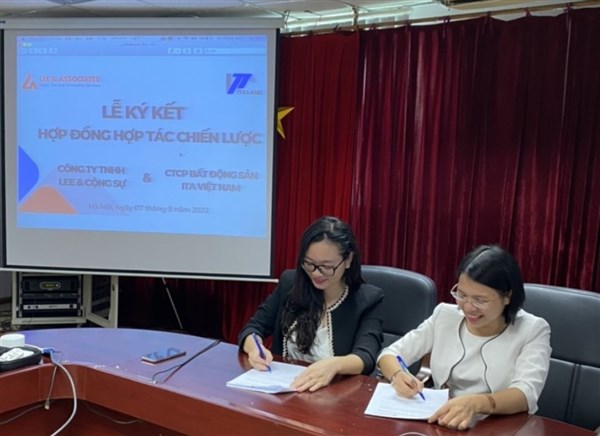 LỄ KÝ KẾT HỢP ĐỒNG HỢP TÁC CHIẾN LƯỢC GIỮA CÔNG TY TNHH LEE & CỘNG SỰ VÀ CÔNG TY CP BẤT ĐỘNG SẢN ITA